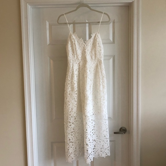 Astr Dresses & Skirts - ASTR the label white lace midi dress
